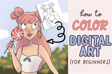 how to color in digital art and explore the psychology behind color choices