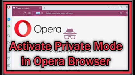 how to open incognito tab on opera and is there any way to customize the appearance of the incognito window?